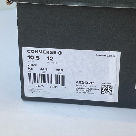 NWT Converse Run Star Hike Platform lemon drop high top Chuck Taylor sneaker - Picture 4 of 12